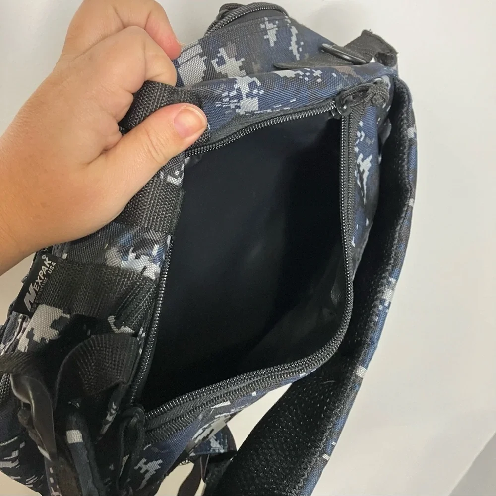 Nexpak tactical day pack‎ black & blue camouflage small/medium size